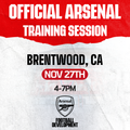 Official Arsenal Training Session – Brentwood, CA