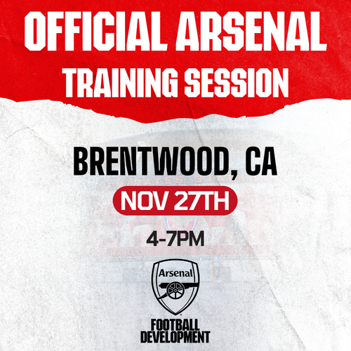 Official Arsenal Training Session – Brentwood, CA