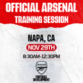 Official Arsenal Training Session – Napa, CA