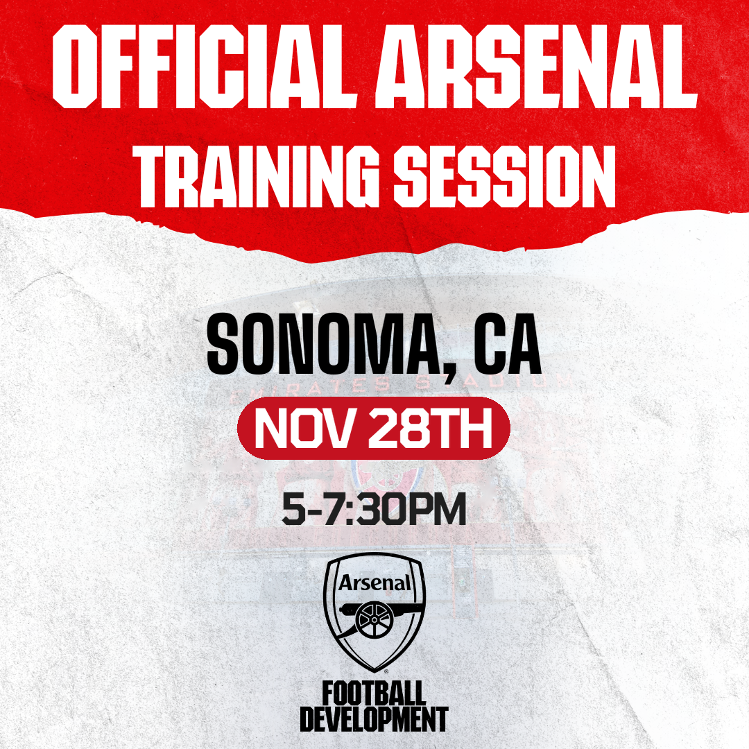 Official Arsenal Training Session – Sonoma, CA